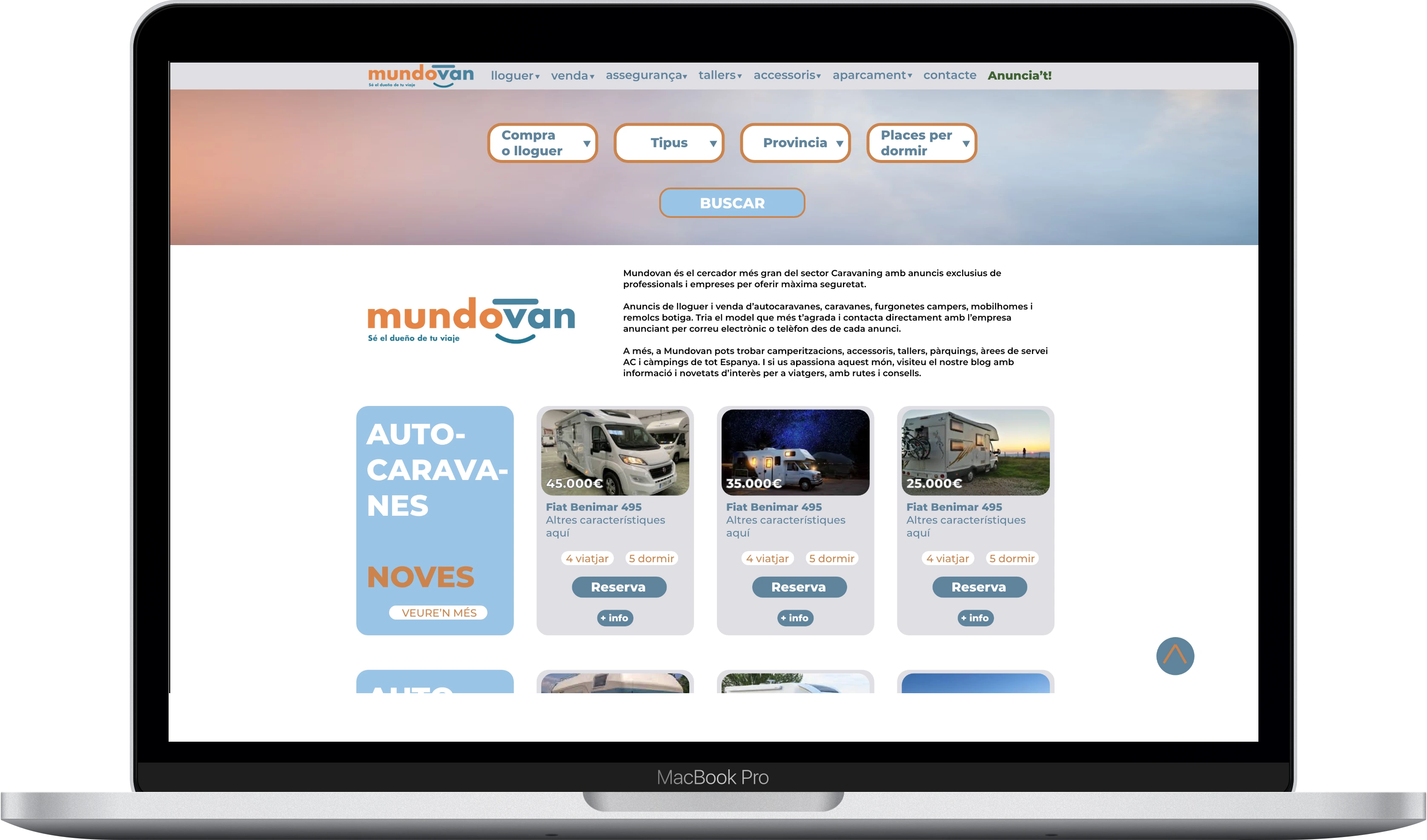 Redisseny d'Interfícies: Mundovan